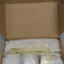 Joyyy Weighted Candlestick Holders Candle Stick Holder for Candlesticks, Vintage Metal Candelabra Candlestick Holders Candle Stand for Holiday Fireplace Party Dining Home Set of 6 (Gold)