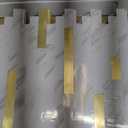 Art3d 10-Sheet Peel and Stick Backsplash Tile for Kitchen Bathroom Fireplace Laundry Room in White Slate with Gold Studded (13.4" x 11.8")