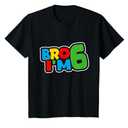Kids 6th Birthday Shirt Boy Bro I’m 6 Year Old Four Party T-Shirt, M