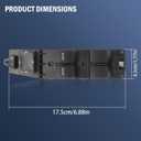 1S15705 Power Window Switch Front Left Compatible with Mazda CX-9 2007-2015 Electric Power Window Switch Button TD11-66-350A TD1166350A DWS864