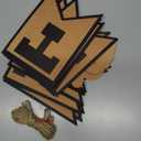 Oudain Western Birthday Cowboy Party Decoration, Happy Birthday Banner Double Layer Hat Boots Cowboy Hanging Swirls for First Party, Western Theme Decoration Supplies