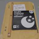 Tummy Time Play Set Adjustable Angle, Double-Sided Design, Montessori Tummy Time Toys Large Baby Safe Mirror and Card Display Stand with Black and White High Contrast Baby Cards