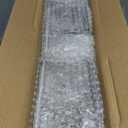 6 Pack Fridge Organizer, Stackable Refrigerator Organizer Bins with Lids, BPA-Free Fridge Organizers and Storage Containers for Fruit, Vegetable, Food, Drinks, Cereals, Clear