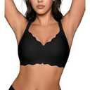 Bras for Women No Underwire - Wireless Seamless Bralettes with Support Padded Full Coverage Comfortable Tshirt Bra size LARGE