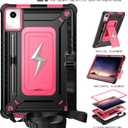 DETUOSI Case for Lenovo Tab M11 (TB-330FU/TB-330XU) 11 inch /K11/Xiaoxin Pad 2024, Heavy Duty Protection Shockproof Rugged Cover for Lenovo Tab M11 Case with Stand and Shoulder Strap
