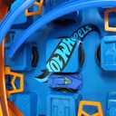 Hot Wheels DTN42 Action Criss Cross Crash Trackset, Motorised Auto Looping Playset with Parking Spaces Includes 1x Toy Car, for Children Aged 6+