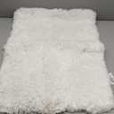 Disolla White Bathroom Rug 24x36 - Non-Slip Plush Thick Bath Mat, Highly Absorbent & Ultra Soft Fluffy Floor Mat, Machine Washable for Shower and Tub