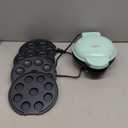 Dash MultiMaker Treat Maker System - Make Mini Donuts, Cupcakes & Heart-Shaped Waffles - Interchangeable Plate Design - dishwasher safe Parts for Easy Cleanup - Aqua