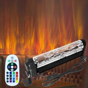 12W RGBW Water Ripple Wall Light 16 Colors, Remote Control, Water Wave Projection Wall Light Versatile for Home, Gaming & More 10.2"*1.6"