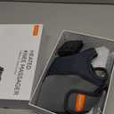 Cordless Knee Massager with Heat Vibration for Pain Relief, MAXwarm 4.0[2025 Upgraded] - Electric Heated Knee Brace with 5 Heat Levels and 3 Massage Mode, Gifts for Men Women (Grey, Pair)