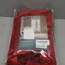 EMEMA Christmas Velvet Curtains 90 inches Room Darkening Back Tab and Rod Pocket Thermal Insulated Drapes Luxury Red Window Curtains for Bedroom Living Room W52 x L90 2 Panels