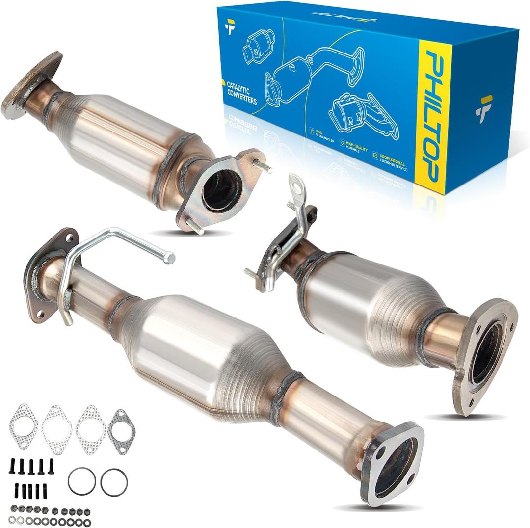 PHILTOP Catalytic Converter Compatible with Chevrolet, GMC, Buick, Saturn 2009-2017 Traverse 3.6L, 2009-2016 Acadia 3.6L, 2009-2017 Enclave 3.6L, 2009-2010 Outlook 3.6L Replace# 16574 (EPA Compliant)