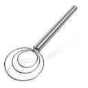 Agttete Danish Dough Whisk Stainless Steel Hook Dutch Bread Mixer Hand Tool for Sourdough Baking Making Blending Pastry Pizza 2 Pack