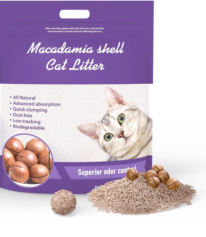 Jrandtail Happy Pet's Life Macadamia Shell Cat Litter Pack Of Three