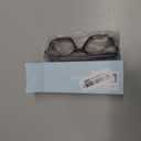 livho Oversized Eyewear Frame for Woman and Men - Rectangle Fashion Glasses for Computer, Chic Preppy Frame