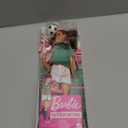 Barbie Careers Fashion Doll & Accessory, Soccer Player with Brunette Ponytail, #16 Uniform, Tall Socks, Cleats & Ball (Multicolor)