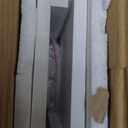 White Floating Shelves for Wall Decor, Wall Mounted Wood Storage Shelf for Bedroom, Living Room, Bathroom, Kitchen, Nursery, Display Picture Ledge Shelf with Lip Set of 2-14 Inches, White (13.6in)