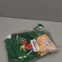 SUNWISHA Christmas Curtain Valance Set - Green Funky Whimsical Holiday Scene with Puppies/Stars/Lights - Playful Kitchen/Bedroom Decor - Upper & Lower Curtains, 52'' L x 18'' W & 36'' L x 26'' W