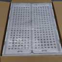 5 Pack Stackable Closet Storage Basket - Stackable Storage Bins, Multifunctional & Foldable Closet Organizer Waterproof, Wardrobe Cupboard Space-Saving Hat Storage Drawer Organizer, White