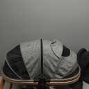 Pet Stroller with 4 Wheels, Foldable Pet Travel Carrier for Small/Medium Dogs Cats up to 50lbs, Detachble Portable Pet Bag, Storage Basket, Car Seat 3 in 1 Multifunctional (Grey)