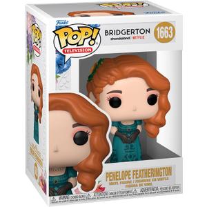 Funko Pop TV: Bridgerton - Penelope Featherington - 1/6 Odds for Rare Chase Variant - Collectable Vinyl Figure - Gift Idea - Official Merchandise - Toys for Kids & Adults - Drama Fans