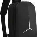VR Headset Case Single Shoulder Backpack Carrying Case Large Capacity Lightweight Travel Chest Bag Chest Backpack for Headset