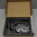 Bathroom Faucet Matte Black Modern Waterfall Bathroom Sink Faucet with Single Handle Suitable for 1 or 3 Holes,Supply Deck Plate and Hose