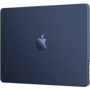 EooCoo Compatible with MacBook Air 13 inch Case 2026-2022 M4 M3 M2 A3240 A3113 A2681, 100% Match Official Color, Upgrade Matte, Dent & Scratch Protection Hard Shell for Mac Air 13.6 Case, Midnight