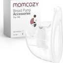 Momcozy Full Set Collector Cup Only Compatible with Momcozy M5 NOT for Others. Original M5 Breast Pump Replacement Accessories (160ml, with Double-Sealed Flange 24mm) (DL Overall)
