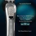 TCMKY Hair Clippers for Men Cordless&Corded Barber Clippers for Hair Cutting & Grooming Professional Hair Trimmer for Men Rechargeable Hair Trimmer Kit for Household (Silvery)