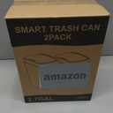Vanpopubs 2 Pack 2.7 Gal Bathroom Trash Can with Lid, Automatic Trash Can Small Smart Garbage Can Touchless, Slim Motion Sensor Waterproof Plastic Trash Bins for Bedroom Office Kitchen Toilet