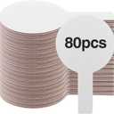 80 Pieces Dry Erase Answer Paddles Handheld Double Sided Paddles Mini White Boards Small White Board Dry Erase Signs Auction Paddles for Students Classroom Voting Games