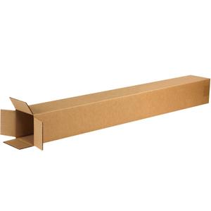 BOX USA Shipping Boxes Tall 4"L x 4"W x 40"H 25-Pack - Corrugated Cardboard Box for Moving, Mailing, Packing, Packaging and Storage