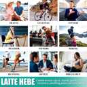 Laite Hebe 3 Pack Medical Compression Sock-Compression Sock For Women and Men Circulation -Best for Running,Nursing,Athletic Sports (Small-Medium, 02-black/White/Grey)
