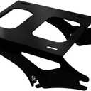 Black Detachable Tour Pack Mounting Rack, Trunk Luggage Bracket Compatible for Harley Davidson Touring Street Glide Road King Road Glide Electra Glide 2014-2024
