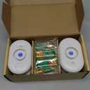 5 Pack Water Leak Detectors for Home, 100dB Water Sensor Alarm for Basement,Flood Leakage Detection Devices for Pipe/Drain/Sink/Faucet Drip Alert,Floor Flooding in Bathroom/Kitchen/Toilet/Laundry Room (White)