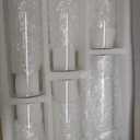 72 PCS White Pillar Candles with Glass Candle Holders Clear Hurricane Candle Holders Glass Cylinder Vases for Centerpieces Wedding Party, Event, Home Office (36 Candles+36 Candle Hoders)