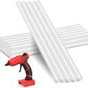 LIVOWALNY Mini Hot Glue Gun Sticks, 20 PCS 5.9" Length 0.27" Diameter Hot Melt Glue Gun Sticks, Hot Glue Adhesive - Compatible with Most Glue Guns for Kids Adults DIY Sealing Repairing