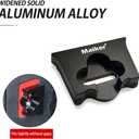 MAIKER Aluminum Tailgate Stopper Limiter Anti-Abnormal Noise Reduces Tailgate Sinking Compatible with 2007-2017 Jeep Wrangler JK