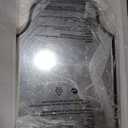 Chende Arch Wall Mirror, 32"X20" Black Bathroom Mirror with Wooden Frame, Large Decorative Mirror for Bathroom, Living Room, Foyer