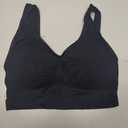 Sports Bras for Women, Seamless Comfortable Yoga Bra with Removable Pads, Black XXL