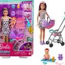 Barbie Skipper Babysitters, Inc. Playset with Skipper Babysitter Doll (Brunette), Stroller, Baby Doll & 5 Accessories, Toy for 3 Year Olds & Up