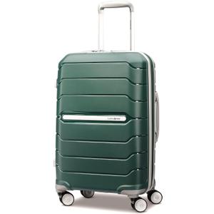 Samsonite Freeform Hardside Carry-On Luggage with Spinner Wheels - Hardshell Suitcase - TSA, Airline-Approved - Expandable Hard Shell, Smooth Rolling Wheels for Lightweight Travel - Sage Green