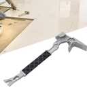 Pissente Multi Function Demolition Tool, Hammer Nail Puller Chisel Pry Bar, Manganese Steel, for Construction and Assembly