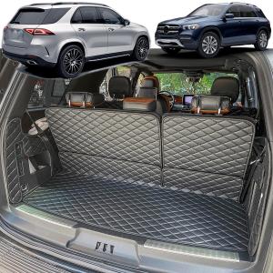 Cargo Mat Compatible with 2020-2025 Mercedes-Benz GLE (7-Seater) Trunk Mat (and Rear Left and Right Side Panels) for Benz GLE350 GLE580 GLE43 GLE45 Cargo Liners