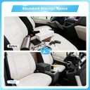 Center Console Between Seats for Minivans, Featuring Cup Holders, Coin Compartment, and Card Slot Center Console for Trucks, Minivans, and SUVs Front Seat Bench Center with Locking (Regular)