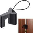 AceOrbit 1 Pcs Over The Hinge Door Stopper Plastic Residential Door Holder for Office School Home Commercial Use Hospitals Hotels, Safe and Anti Pinch Design, Can Fix Tension Hinged Doors