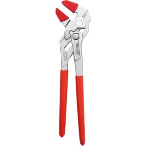 MAXPOWER 10-inch Pliers Wrench with Jaw Protectors, Smoothly Adjusted Button, Jaw Capacity 2"
