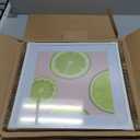 Homeforia 20x20 White Picture Frame, High End Oak 20 x 20 Square Wood Frames with Mat 16 by 16 inches Photo, 20by20 White Wooden Poster Frames Matted to 16x16 Print, Tempered Glass, Wall Kit, Set of 1