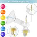 Nenesupply Pump Parts with 19mm Flanges Compatible with Medela Pump in Style Parts Accessories Breast Pump Not Original Medela Pump Parts Incl. 19mm Flange Breastshield Connector Valve Membrane Tubing